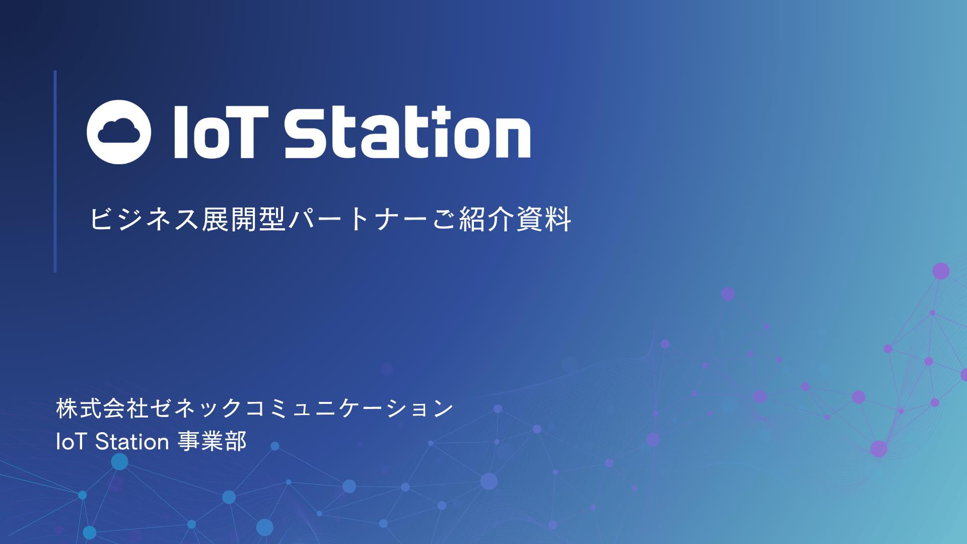 ビジネス展開型パートナー